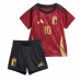 Maillot de foot Belgique Romelu Lukaku #10 Domicile vêtements enfant Europe 2024 Manches Courtes (+ pantalon court)